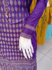 Khaadi 2pc Banarsi Cotton Shalwar Kameez Dress SS3971