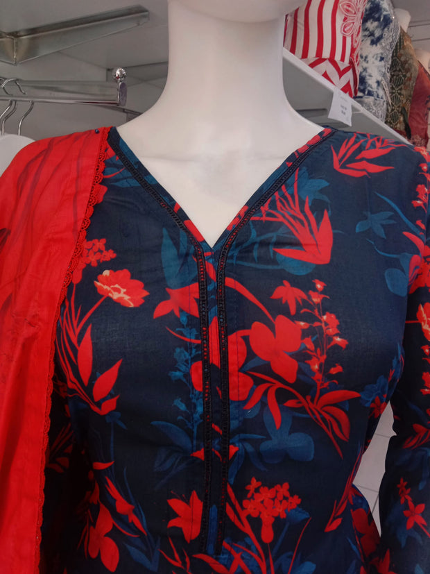 Summer Lawn 3PC Shalwar Kameez Dress SS4012