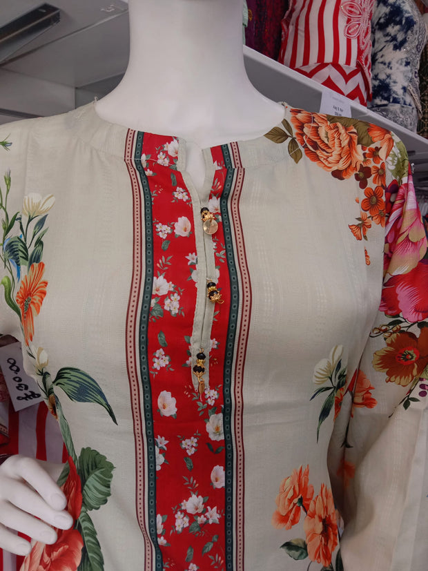 Summer Digital Print 2PC  Shalwar Kameez Dress SS4019