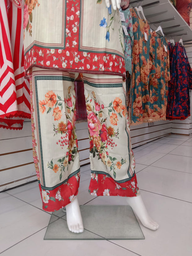 Summer Digital Print 2PC  Shalwar Kameez Dress SS4019