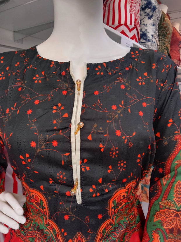 Summer Digital Print 2PC  Shalwar Kameez Dress SS4021