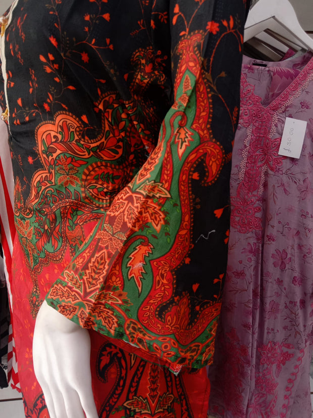 Summer Digital Print 2PC  Shalwar Kameez Dress SS4021
