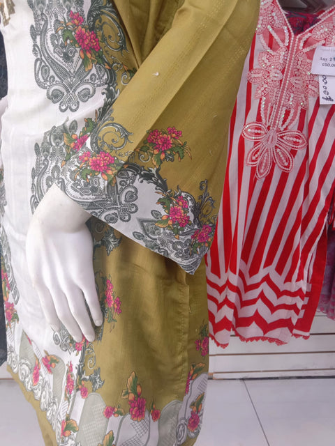 Summer Digital Print 2PC  Shalwar Kameez Dress SS4022