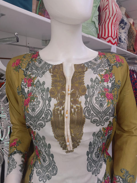 Summer Digital Print 2PC  Shalwar Kameez Dress SS4022