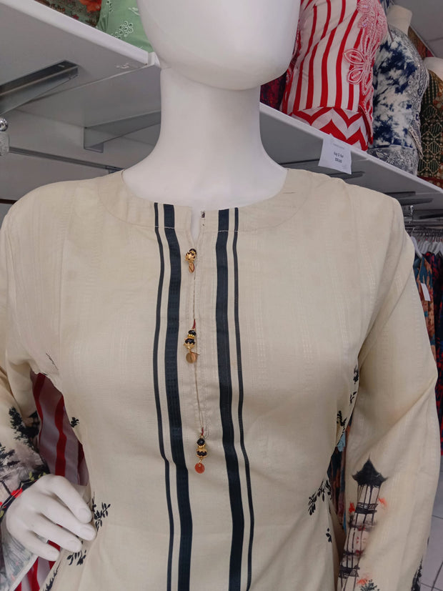 Summer Digital Print 2PC  Shalwar Kameez Dress SS4023
