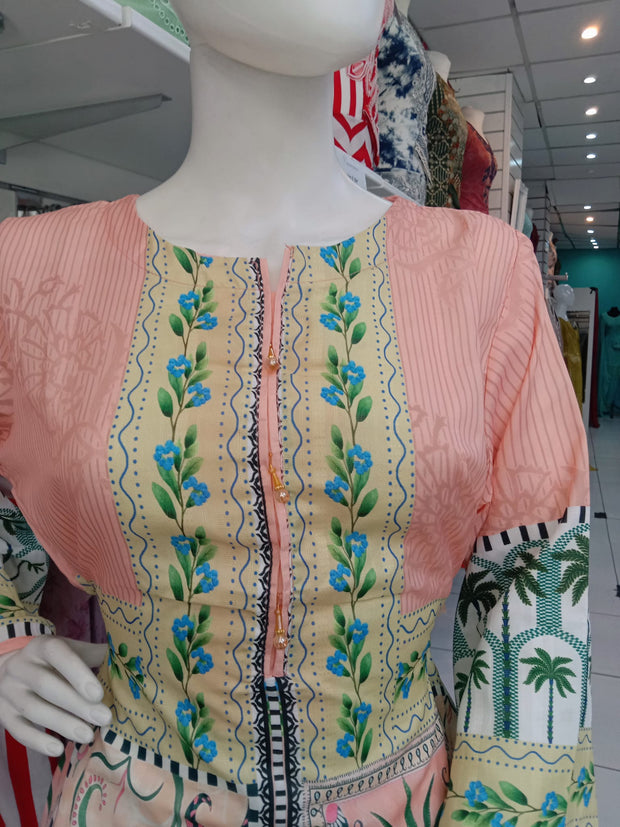 Summer Digital Print 2PC  Shalwar Kameez Dress SS4027