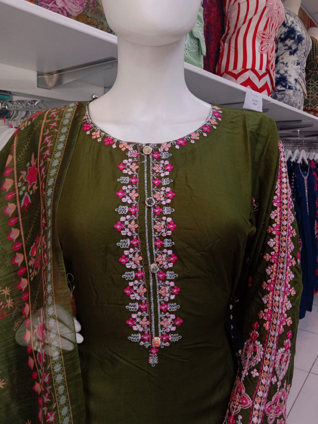 Summer Lawn Mix 2PC Shalwar Kameez Dress SS4015