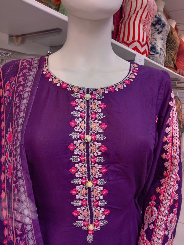 Summer Lawn Mix 2PC Shalwar Kameez Dress SS4016