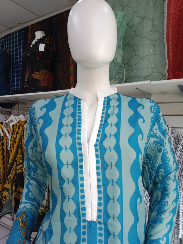 Summer Digital Print 2PC  Shalwar Kameez Dress SS4030