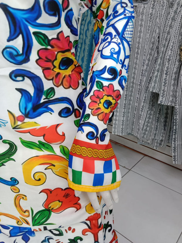 Summer Digital Print 2PC  Shalwar Kameez Dress SS4031