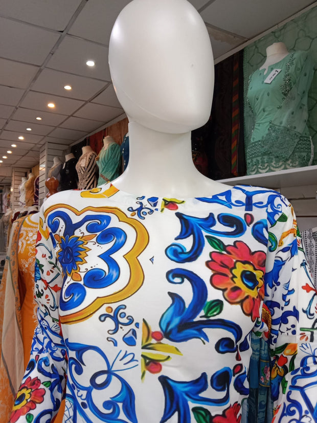Summer Digital Print 2PC  Shalwar Kameez Dress SS4031