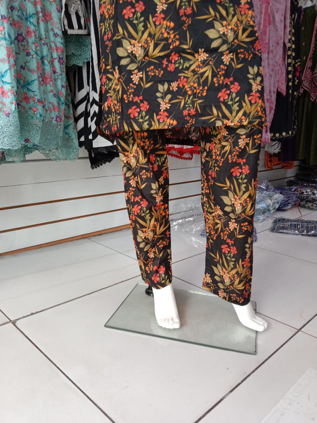 Summer Digital Print 2PC  Shalwar Kameez Dress SS4033