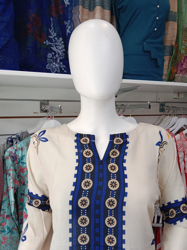 Summer Digital Print 2PC  Shalwar Kameez Dress SS4038