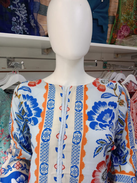 Summer Digital Print 2PC  Shalwar Kameez Dress SS4039