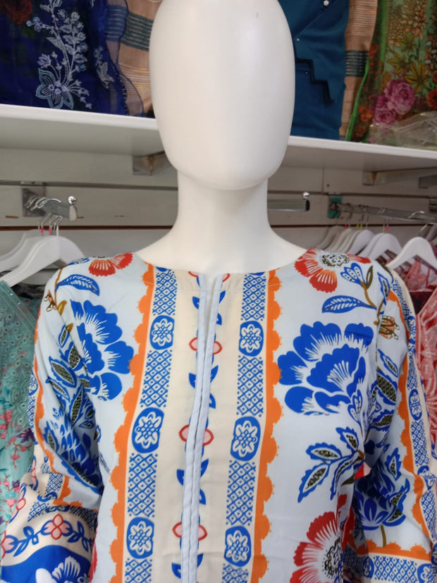 Summer Digital Print 2PC  Shalwar Kameez Dress SS4039
