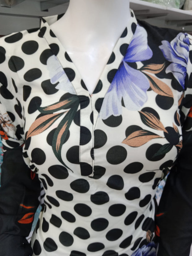 Summer Digital Print 2PC  Shalwar Kameez Dress SS4040