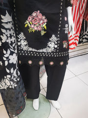 Silky Cotton 3PC  Shalwar Kameez Dress SS4056