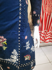 Silky Cotton 3PC  Shalwar Kameez Dress SS4057