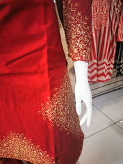 Silky Cotton 3PC  Shalwar Kameez Dress SS4052