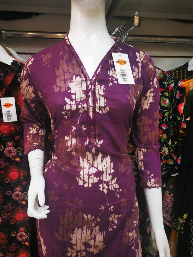 Khaadi Cotton 2PC Shalwar Kameez Dress SS4085