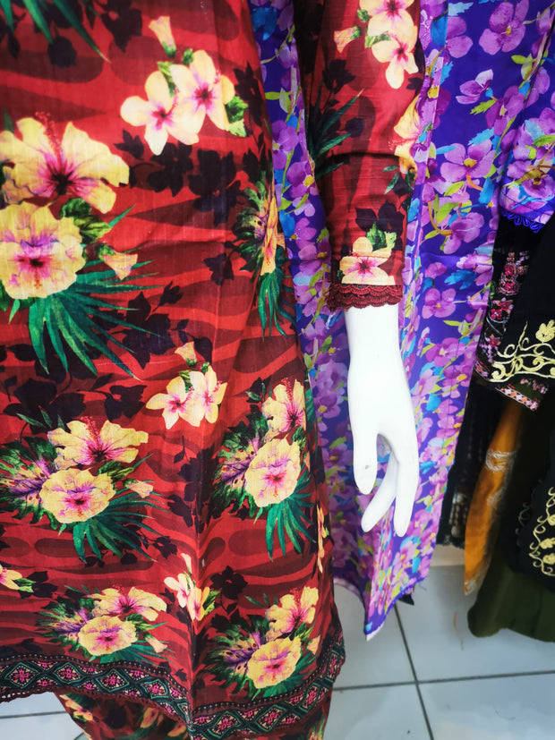 Khaadi Cotton 2PC Shalwar Kameez Dress SS4089