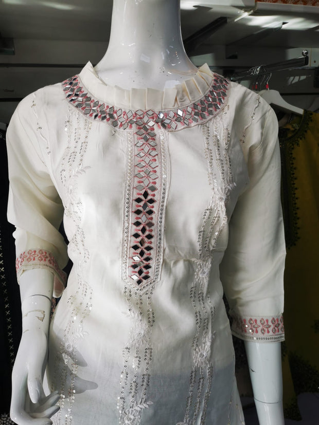 SALE Linen Winter Mirror Kurti SS4096