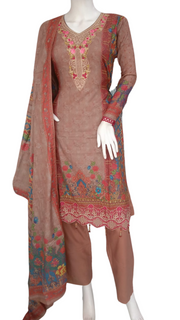 Stone Dhanak 3PC Shalwar Kameez Dress SS3922