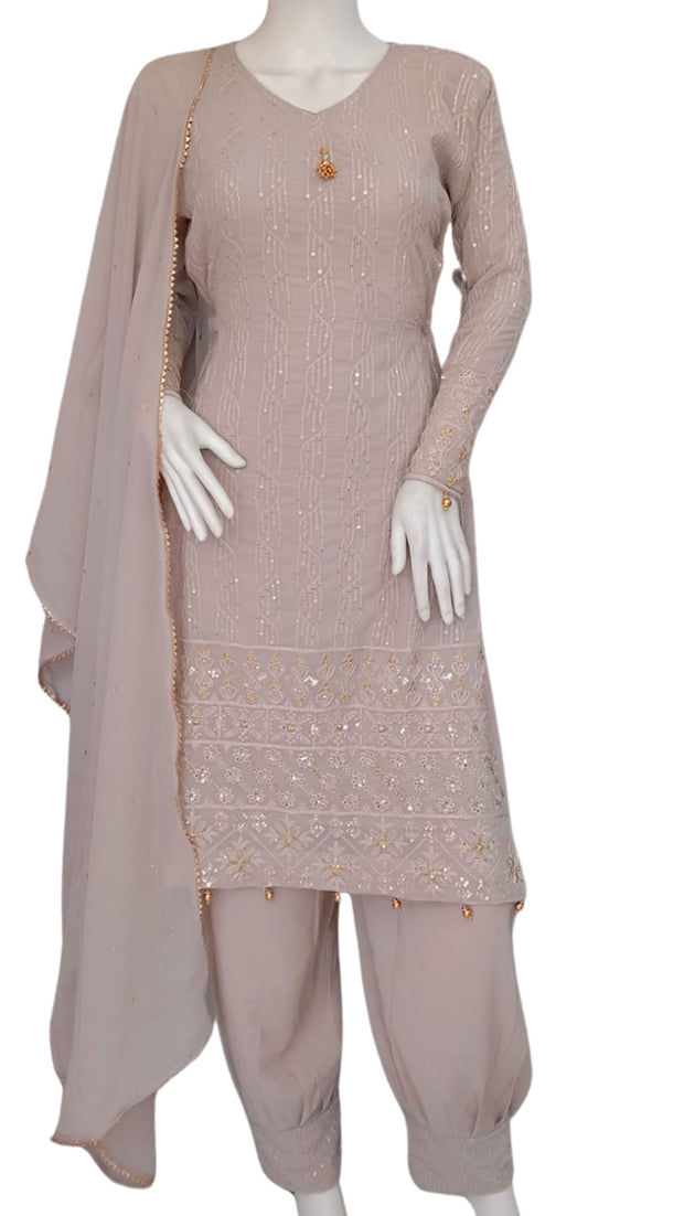 SS3916- Chiffon Embroidery - Readymade - Shalwar Kameez 3PC