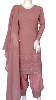 SS3915- Chiffon Embroidery - Readymade - Shalwar Kameez 3PC