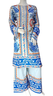 Summer Digital Print 2PC  Shalwar Kameez Dress SS4039