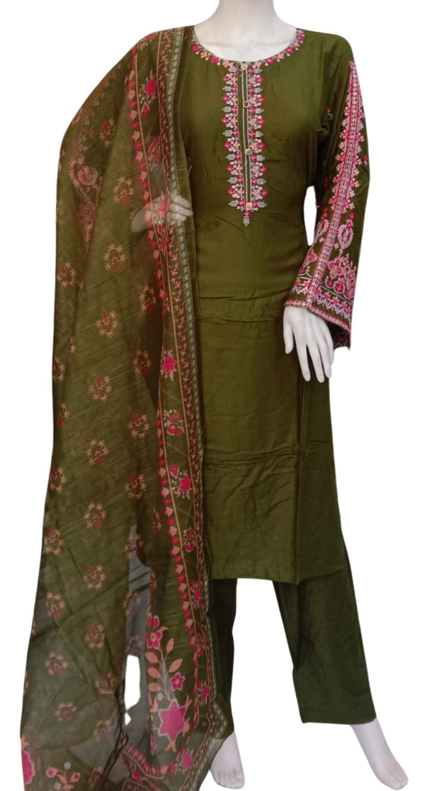 Summer Lawn Mix 2PC Shalwar Kameez Dress SS4015