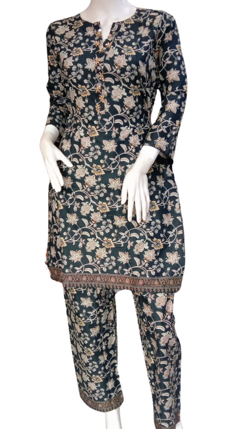 Embellished 2PC Soft Cotton Shalwar Kameez Dress SS3940