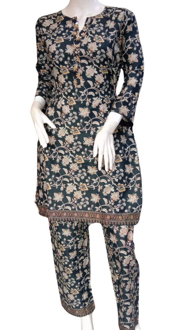 Embellished 2PC Soft Cotton Shalwar Kameez Dress SS3940