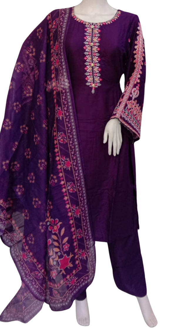 Summer Lawn Mix 2PC Shalwar Kameez Dress SS4016