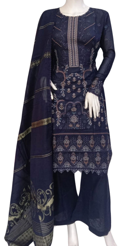 Summer Lawn 3PC Shalwar Kameez Dress SS4013