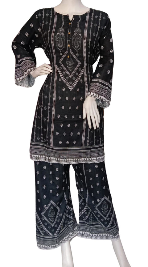 Summer Digital Print 2PC  Shalwar Kameez Dress SS4024