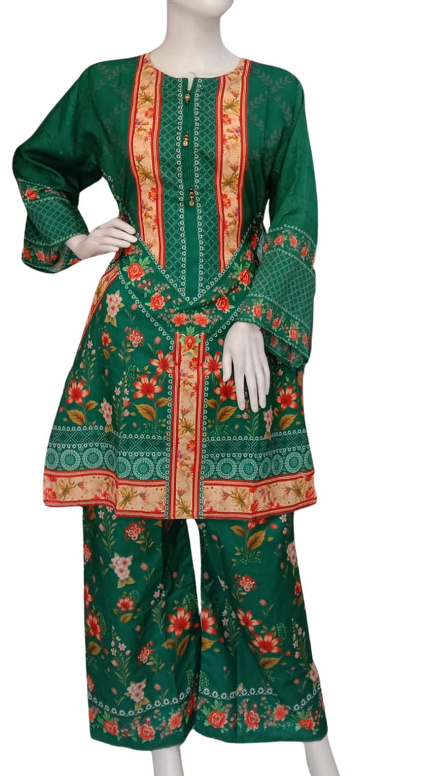 Summer Digital Print 2PC  Shalwar Kameez Dress SS4025