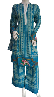 Summer Digital Print 2PC  Shalwar Kameez Dress SS4030