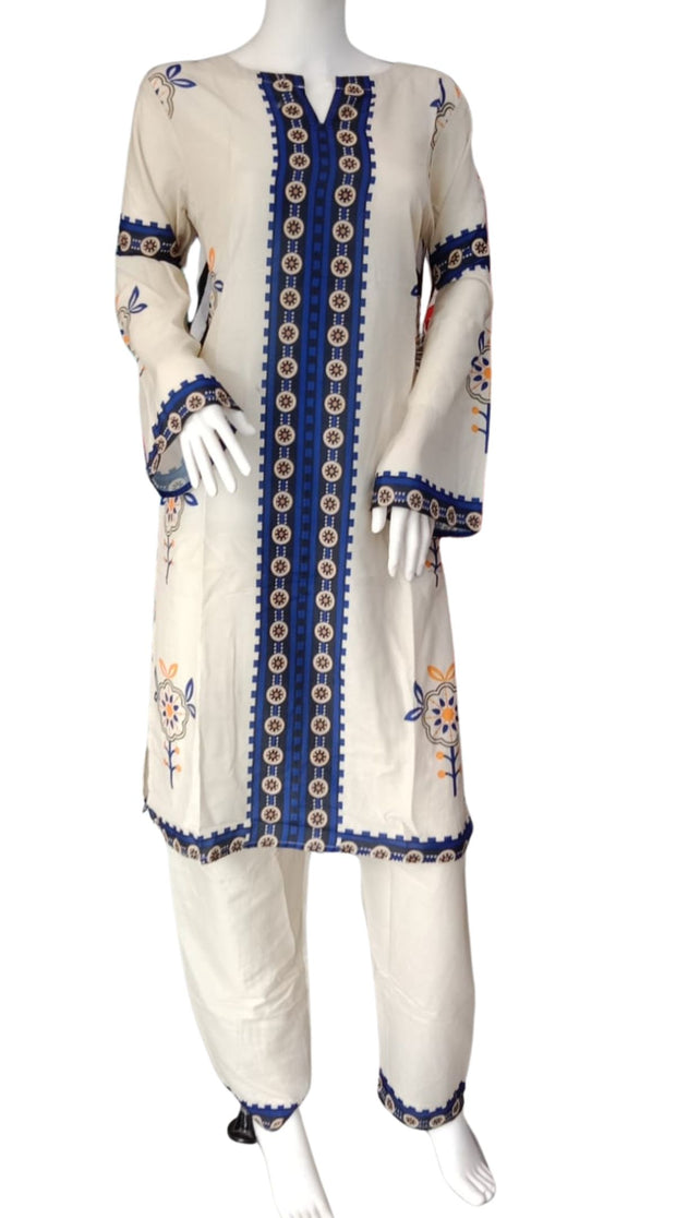 Summer Digital Print 2PC  Shalwar Kameez Dress SS4038