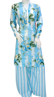Summer Digital Print 2PC  Shalwar Kameez Dress SS4041