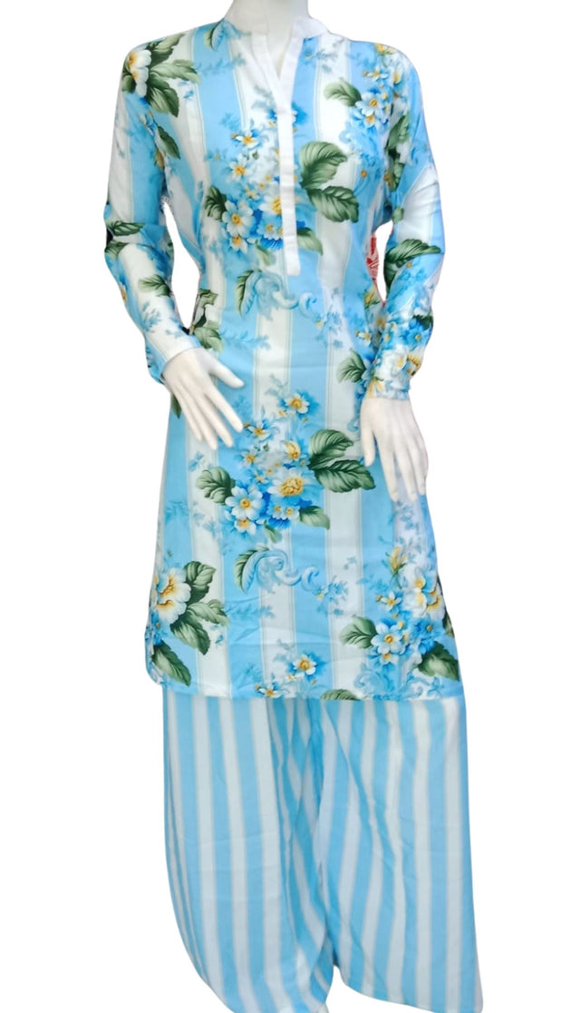 Summer Digital Print 2PC  Shalwar Kameez Dress SS4041
