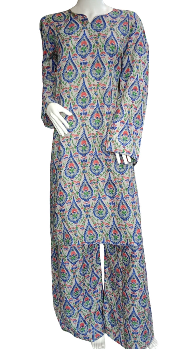 Summer Digital Print 2PC  Shalwar Kameez Dress SS4042