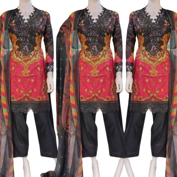 Maria B Inspired  3PC Shalwar Kameez Ready to wear SS4004