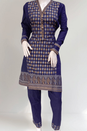 Khaadi 2pc Banarsi Cotton Shalwar Kameez Dress SS3976