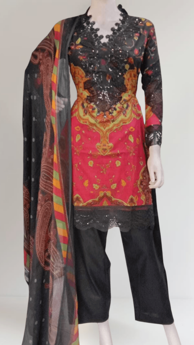 Maria B Inspired  3PC Shalwar Kameez Ready to wear SS4004