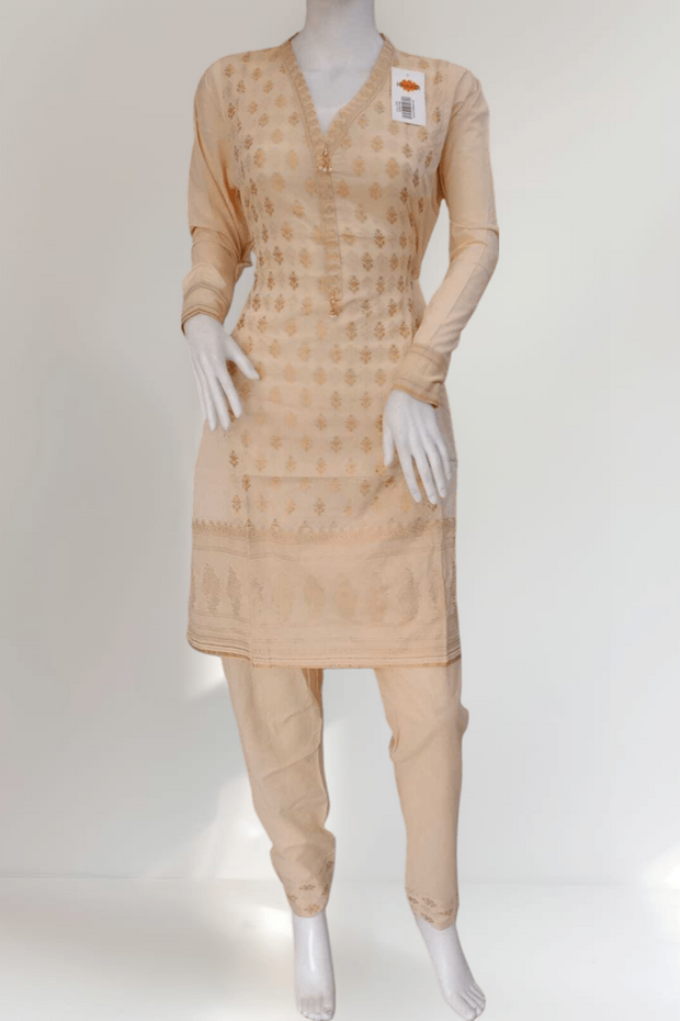 Khaadi 2pc Banarsi Cotton Shalwar Kameez Dress SS3972